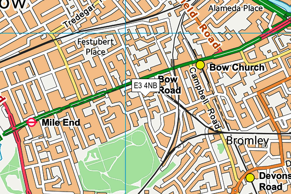 E3 4NB map - OS VectorMap District (Ordnance Survey) E3 4NB map - OS VectorMap District (Ordnance Survey)
