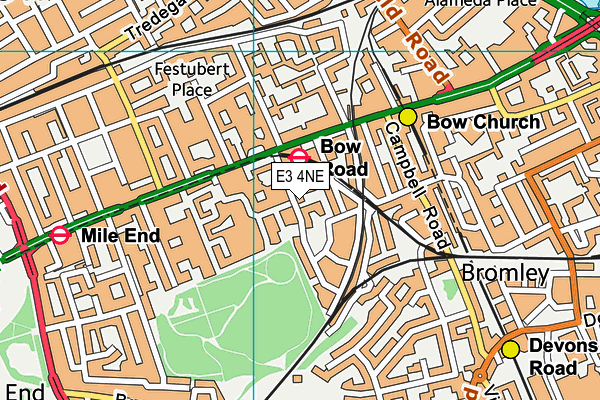 E3 4NE map - OS VectorMap District (Ordnance Survey) E3 4NE map - OS VectorMap District (Ordnance Survey)