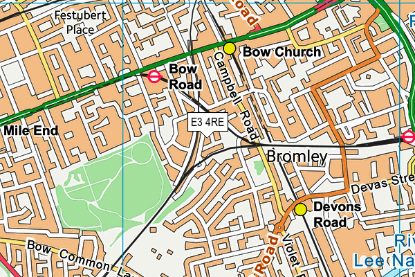 E3 4RE map - OS VectorMap District (Ordnance Survey) E3 4RE map - OS VectorMap District (Ordnance Survey)