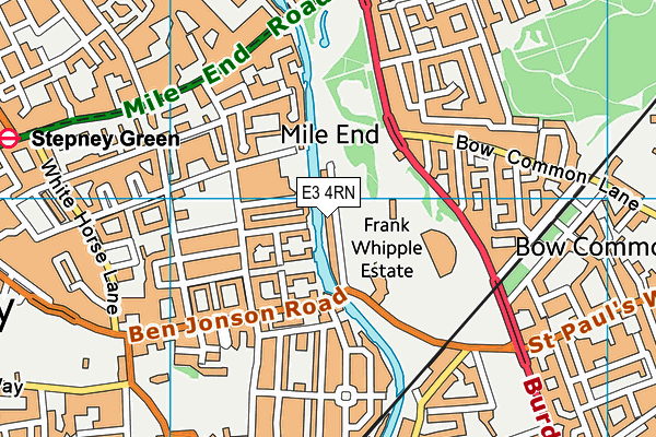 E3 4RN map - OS VectorMap District (Ordnance Survey) E3 4RN map - OS VectorMap District (Ordnance Survey)