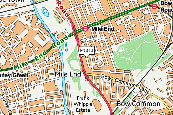 E3 4TJ map - OS VectorMap District (Ordnance Survey) E3 4TJ map - OS VectorMap District (Ordnance Survey)