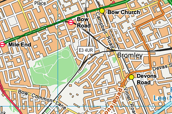 E3 4UR map - OS VectorMap District (Ordnance Survey) E3 4UR map - OS VectorMap District (Ordnance Survey)
