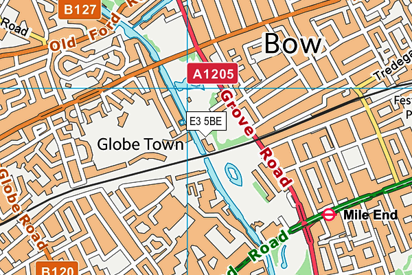 E3 5BE map - OS VectorMap District (Ordnance Survey) E3 5BE map - OS VectorMap District (Ordnance Survey)