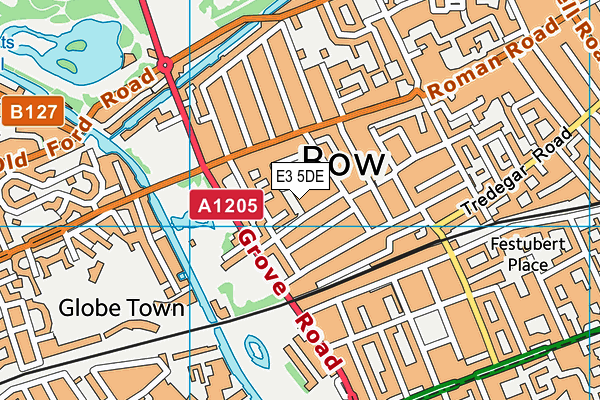 E3 5DE map - OS VectorMap District (Ordnance Survey) E3 5DE map - OS VectorMap District (Ordnance Survey)