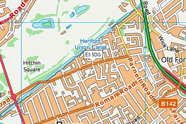 E3 5DG map - OS VectorMap District (Ordnance Survey) E3 5DG map - OS VectorMap District (Ordnance Survey)