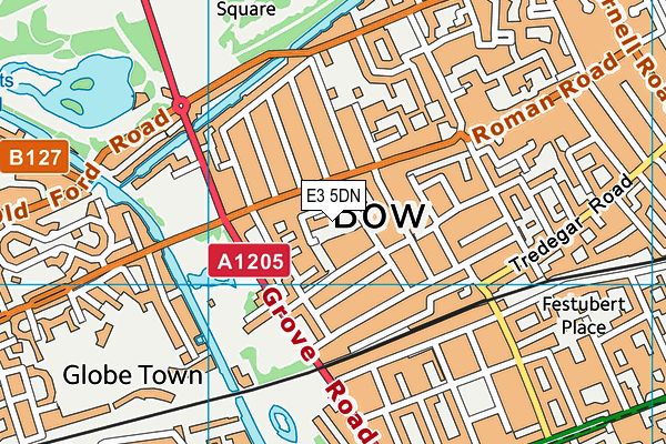 E3 5DN map - OS VectorMap District (Ordnance Survey) E3 5DN map - OS VectorMap District (Ordnance Survey)