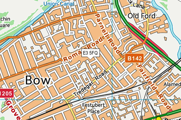 E3 5FQ map - OS VectorMap District (Ordnance Survey) E3 5FQ map - OS VectorMap District (Ordnance Survey)