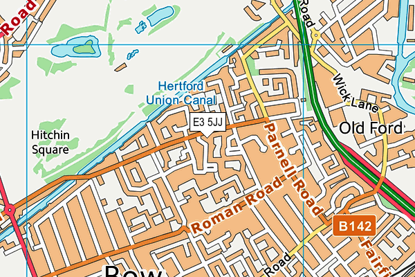 E3 5JJ map - OS VectorMap District (Ordnance Survey) E3 5JJ map - OS VectorMap District (Ordnance Survey)