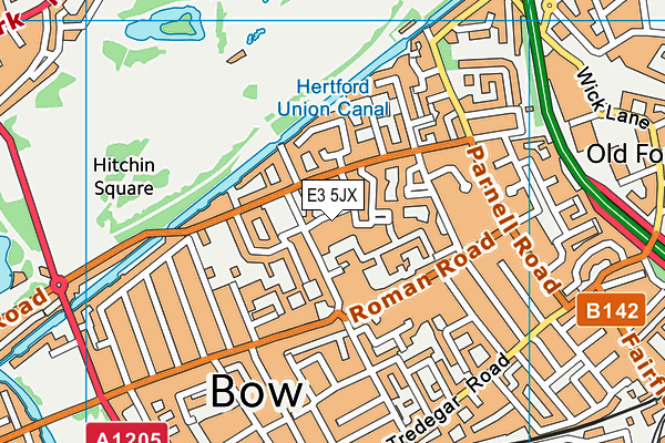 E3 5JX map - OS VectorMap District (Ordnance Survey) E3 5JX map - OS VectorMap District (Ordnance Survey)