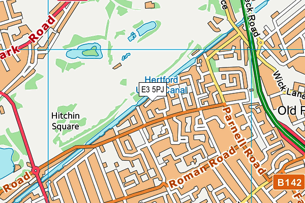E3 5PJ map - OS VectorMap District (Ordnance Survey) E3 5PJ map - OS VectorMap District (Ordnance Survey)