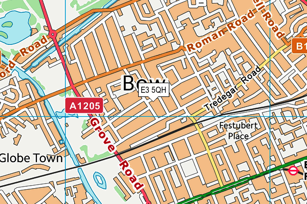 E3 5QH map - OS VectorMap District (Ordnance Survey) E3 5QH map - OS VectorMap District (Ordnance Survey)
