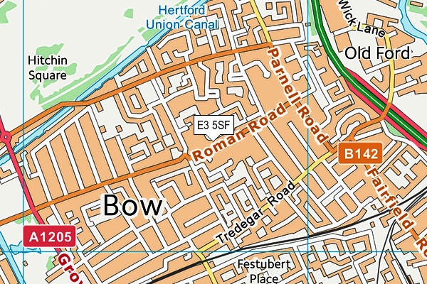 E3 5SF map - OS VectorMap District (Ordnance Survey) E3 5SF map - OS VectorMap District (Ordnance Survey)