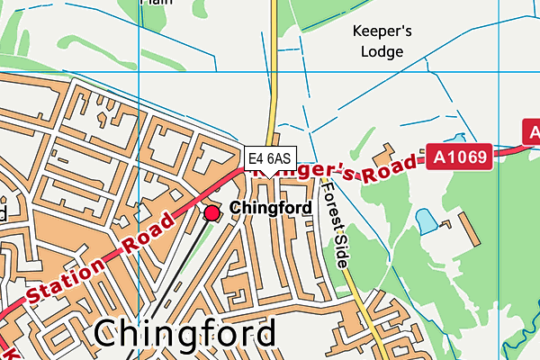 E4 6AS map - OS VectorMap District (Ordnance Survey) E4 6AS map - OS VectorMap District (Ordnance Survey)
