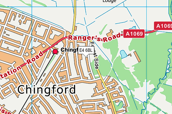 E4 6BL map - OS VectorMap District (Ordnance Survey) E4 6BL map - OS VectorMap District (Ordnance Survey)