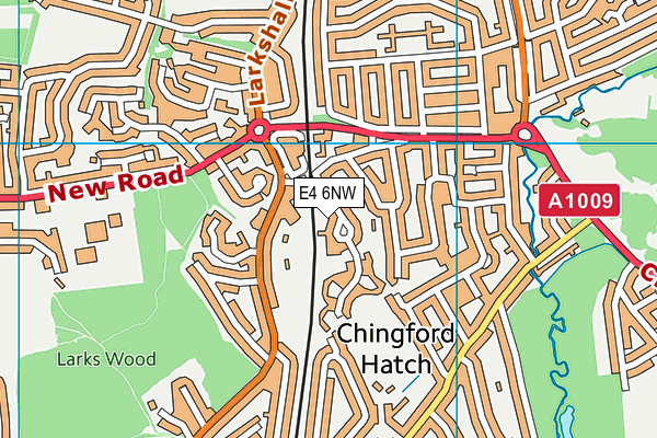 E4 6NW map - OS VectorMap District (Ordnance Survey) E4 6NW map - OS VectorMap District (Ordnance Survey)