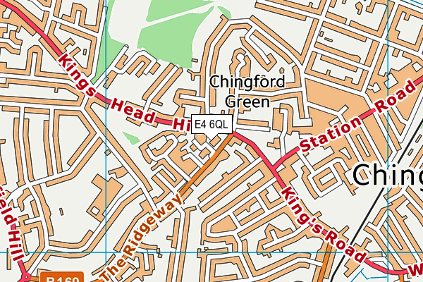 E4 6QL map - OS VectorMap District (Ordnance Survey) E4 6QL map - OS VectorMap District (Ordnance Survey)
