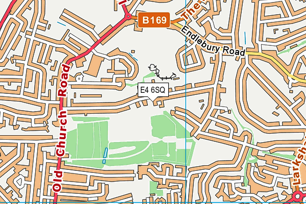 E4 6SQ map - OS VectorMap District (Ordnance Survey) E4 6SQ map - OS VectorMap District (Ordnance Survey)