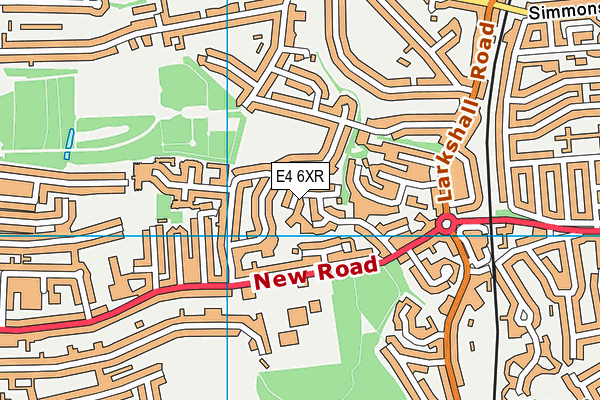 E4 6XR map - OS VectorMap District (Ordnance Survey) E4 6XR map - OS VectorMap District (Ordnance Survey)