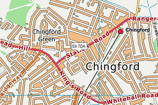 E4 7DA map - OS VectorMap District (Ordnance Survey) E4 7DA map - OS VectorMap District (Ordnance Survey)