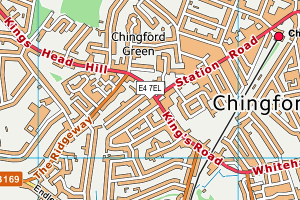 E4 7EL map - OS VectorMap District (Ordnance Survey) E4 7EL map - OS VectorMap District (Ordnance Survey)