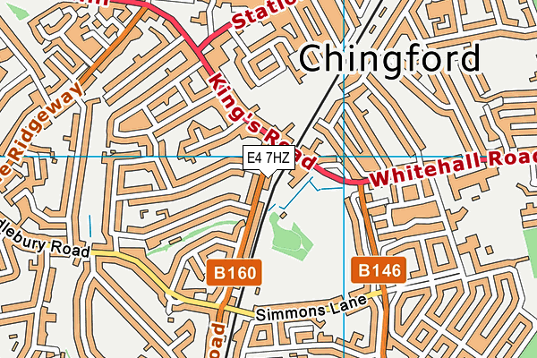 E4 7HZ map - OS VectorMap District (Ordnance Survey) E4 7HZ map - OS VectorMap District (Ordnance Survey)