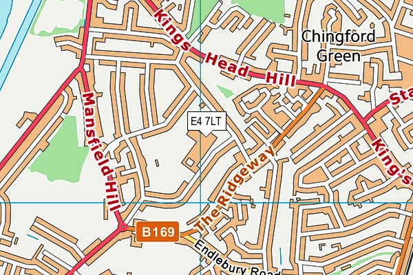 E4 7LT map - OS VectorMap District (Ordnance Survey) E4 7LT map - OS VectorMap District (Ordnance Survey)