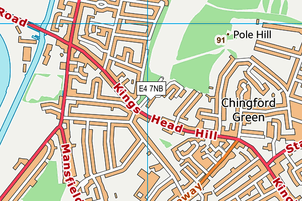 E4 7NB map - OS VectorMap District (Ordnance Survey) E4 7NB map - OS VectorMap District (Ordnance Survey)