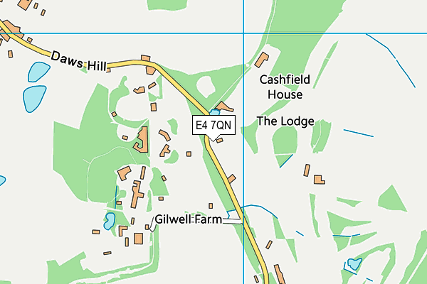 E4 7QN map - OS VectorMap District (Ordnance Survey) E4 7QN map - OS VectorMap District (Ordnance Survey)