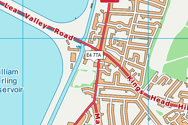 E4 7TA map - OS VectorMap District (Ordnance Survey) E4 7TA map - OS VectorMap District (Ordnance Survey)