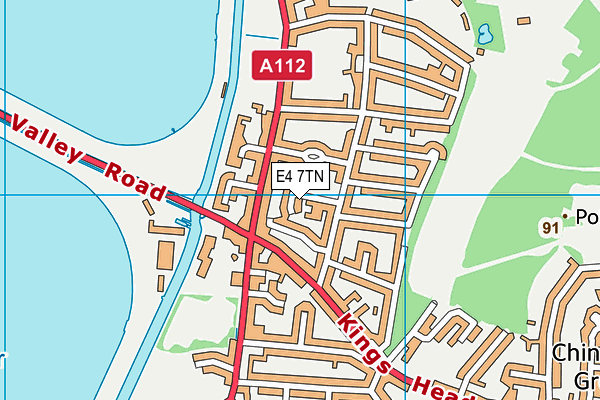 E4 7TN map - OS VectorMap District (Ordnance Survey) E4 7TN map - OS VectorMap District (Ordnance Survey)