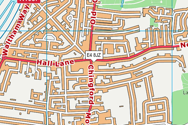 E4 8JZ map - OS VectorMap District (Ordnance Survey) E4 8JZ map - OS VectorMap District (Ordnance Survey)