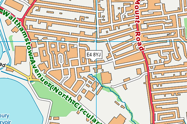 E4 8YJ map - OS VectorMap District (Ordnance Survey) E4 8YJ map - OS VectorMap District (Ordnance Survey)