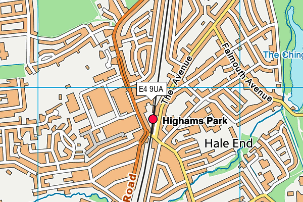 E4 9UA map - OS VectorMap District (Ordnance Survey) E4 9UA map - OS VectorMap District (Ordnance Survey)