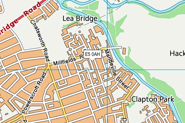E5 0AH map - OS VectorMap District (Ordnance Survey) E5 0AH map - OS VectorMap District (Ordnance Survey)