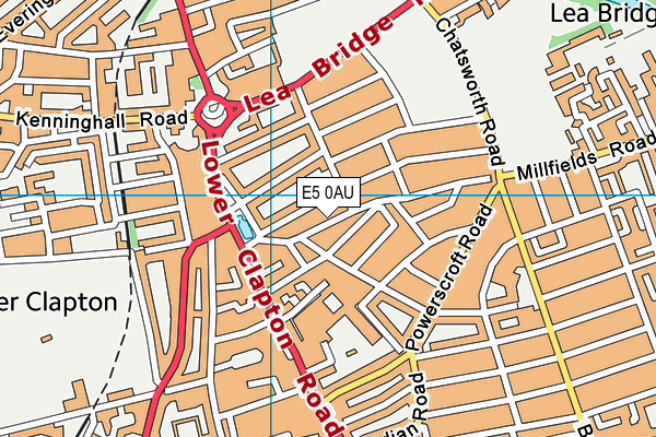 E5 0AU map - OS VectorMap District (Ordnance Survey) E5 0AU map - OS VectorMap District (Ordnance Survey)