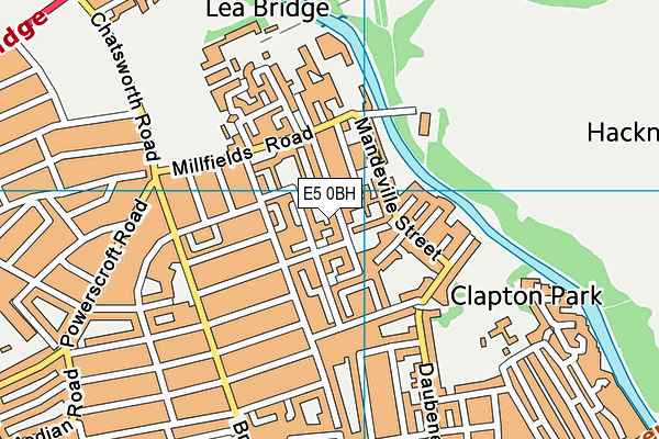 E5 0BH map - OS VectorMap District (Ordnance Survey) E5 0BH map - OS VectorMap District (Ordnance Survey)