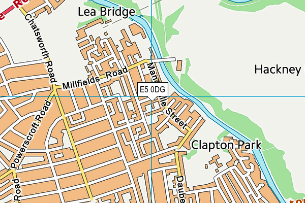 E5 0DG map - OS VectorMap District (Ordnance Survey) E5 0DG map - OS VectorMap District (Ordnance Survey)