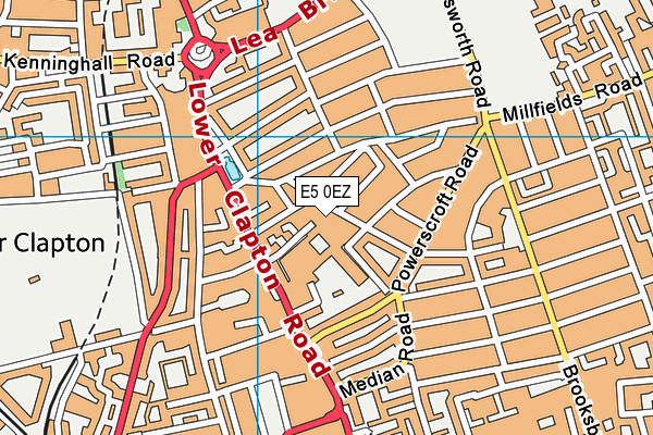 E5 0EZ map - OS VectorMap District (Ordnance Survey) E5 0EZ map - OS VectorMap District (Ordnance Survey)