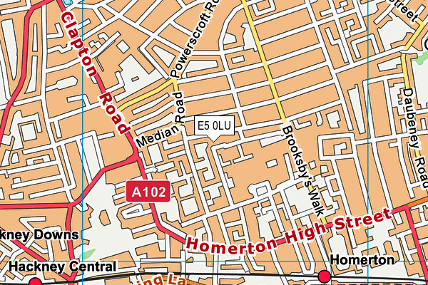 E5 0LU map - OS VectorMap District (Ordnance Survey) E5 0LU map - OS VectorMap District (Ordnance Survey)