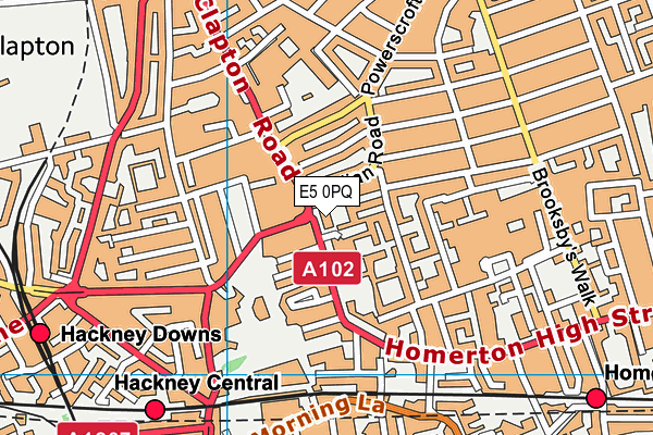 E5 0PQ map - OS VectorMap District (Ordnance Survey) E5 0PQ map - OS VectorMap District (Ordnance Survey)