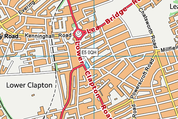 E5 0QH map - OS VectorMap District (Ordnance Survey) E5 0QH map - OS VectorMap District (Ordnance Survey)