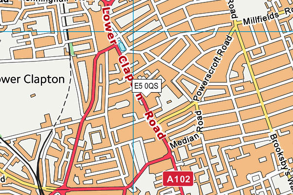 E5 0QS map - OS VectorMap District (Ordnance Survey) E5 0QS map - OS VectorMap District (Ordnance Survey)