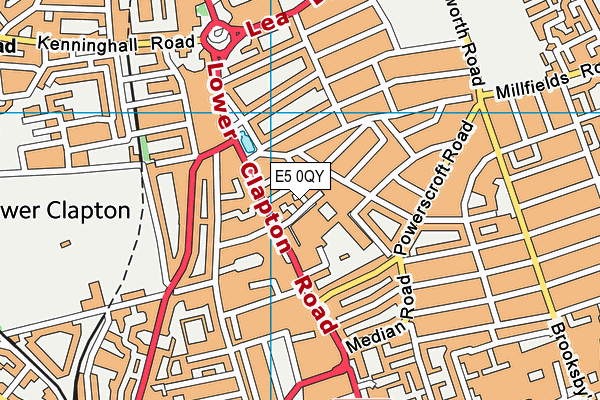 E5 0QY map - OS VectorMap District (Ordnance Survey) E5 0QY map - OS VectorMap District (Ordnance Survey)