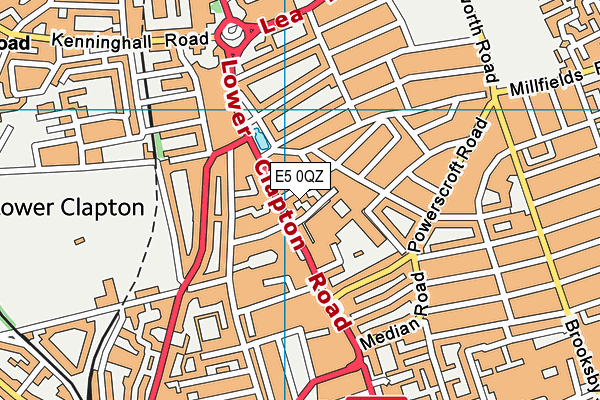 E5 0QZ map - OS VectorMap District (Ordnance Survey) E5 0QZ map - OS VectorMap District (Ordnance Survey)