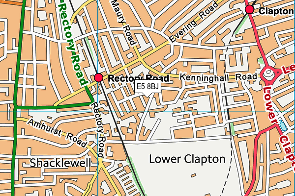 E5 8BJ map - OS VectorMap District (Ordnance Survey) E5 8BJ map - OS VectorMap District (Ordnance Survey)