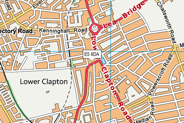 E5 8DA map - OS VectorMap District (Ordnance Survey) E5 8DA map - OS VectorMap District (Ordnance Survey)