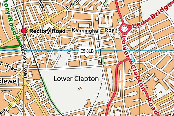 E5 8LB map - OS VectorMap District (Ordnance Survey) E5 8LB map - OS VectorMap District (Ordnance Survey)