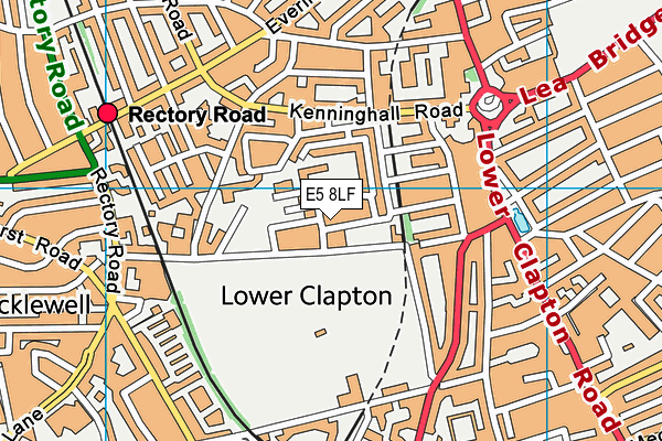 E5 8LF map - OS VectorMap District (Ordnance Survey) E5 8LF map - OS VectorMap District (Ordnance Survey)