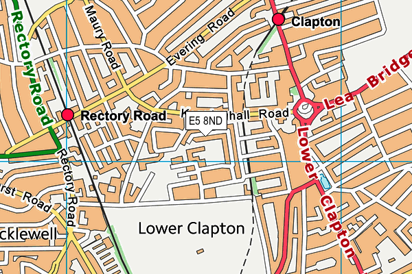 E5 8ND map - OS VectorMap District (Ordnance Survey) E5 8ND map - OS VectorMap District (Ordnance Survey)