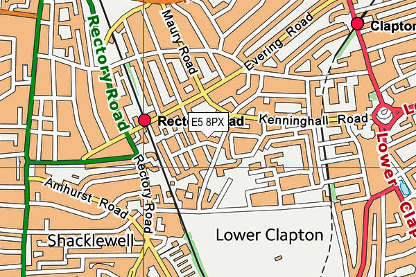 E5 8PX map - OS VectorMap District (Ordnance Survey) E5 8PX map - OS VectorMap District (Ordnance Survey)